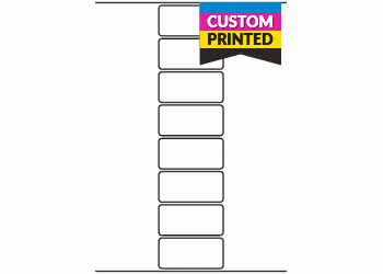 74mm x 35mm - Custom Printed Labels