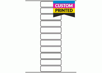 74mm x 20mm - Custom Printed Labels