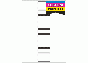 55mm x 17mm - Custom Printed Labels