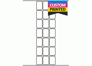 28mm x 40mm - Custom Printed Labels