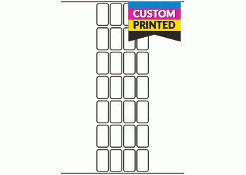 20mm x 38mm - Custom Printed Labels