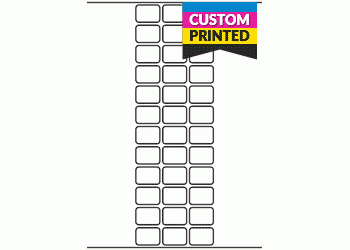 25mm x 18mm - Custom Printed Labels