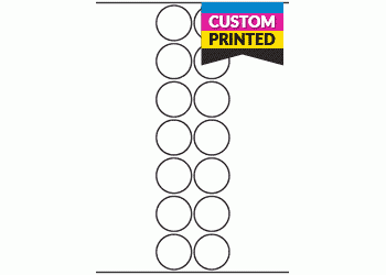 40mm dia Circle - Custom Printed Labels