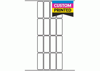 25mm x 73mm - Custom Printed Labels