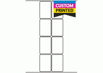 48mm x 73mm - Custom Printed Labels