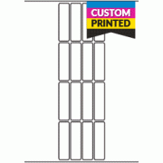 20mm x 74mm - Custom Printed Labels 