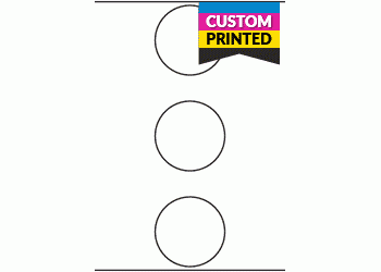 80mm dia Circle - Custom Printed Labels