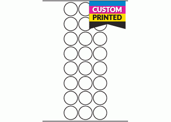 35mm dia Circle - Custom Printed Labels