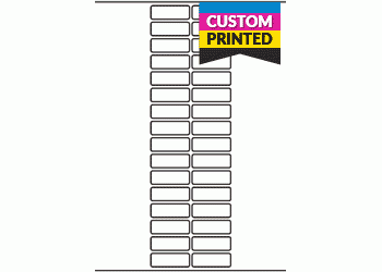 43mm x 15mm - Custom Printed Labels