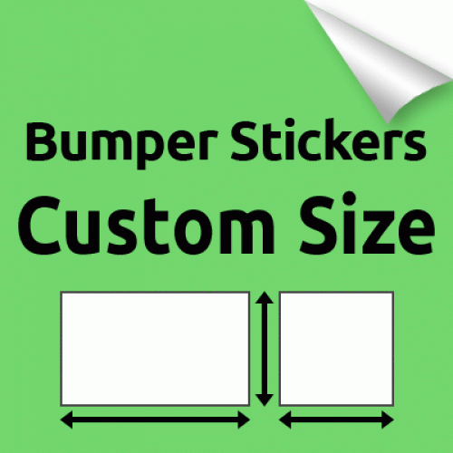 Bumper Stickers Custom Sizes Sticker au